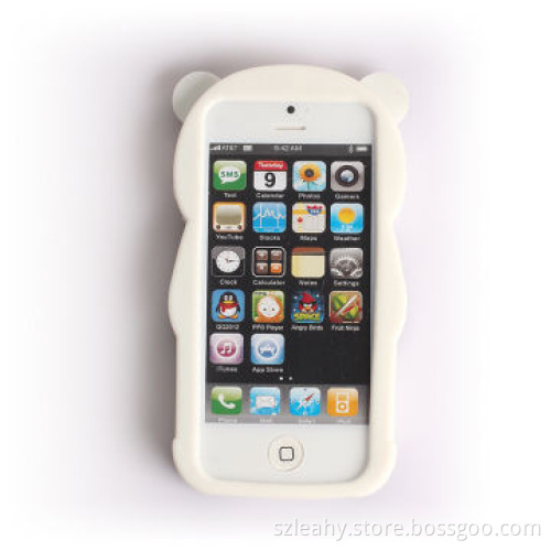 Panda-shaped silicone case for iPhone 5/5S